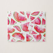 Waterverf Watermeloen 1 Legpuzzel (Horizontaal)