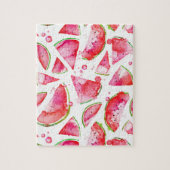 Waterverf Watermeloen 1 Legpuzzel (Verticaal)