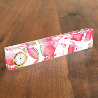 Waterverf Watermeloen 1 Naambordje