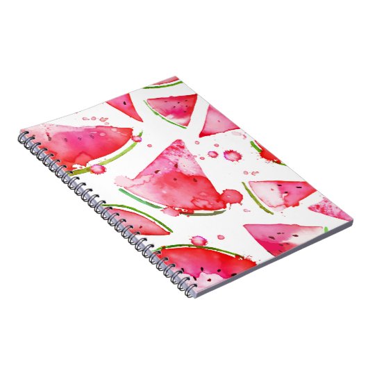 Waterverf Watermeloen 1 Notitieboek (Rechterzijde)