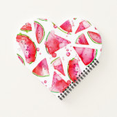 Waterverf Watermeloen 1 Notitieboek (Achterkant)