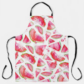 Waterverf Watermeloen 1 Schort (Voorkant)
