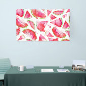 Waterverf Watermeloen 1 Spandoek (Beurs)