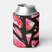 Waterverf Watermeloen 2 Blikjeskoeler (Blikje Voorkant)