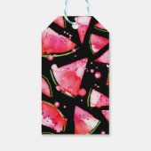 Waterverf Watermeloen 2 Cadeaulabel (Achterkant)