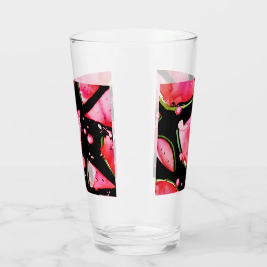 Waterverf Watermeloen 2 Glas (Links)