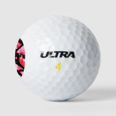 Waterverf Watermeloen 2 Golfballen (Logo)