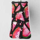 Waterverf Watermeloen 2 Golfheadcover (Draai 90)