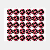 Waterverf Watermeloen 2 Labels (Vel)