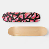 Waterverf Watermeloen 2 Persoonlijk Skateboard (Horizontaal)