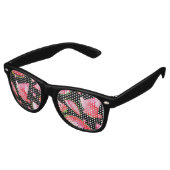 Waterverf Watermeloen 2 Retro Zonnebril (Gekanteld)