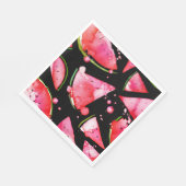 Waterverf Watermeloen 2 Servet (Hoek)