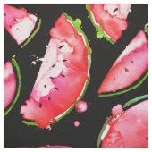 Waterverf Watermeloen 2 Stof (Swatch)