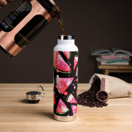 Waterverf Watermeloen 2 Waterfles