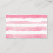 Waterverf Watermeloen Baby shower Informatiekaartje (Achterkant)