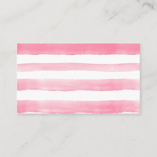 Waterverf Watermeloen Baby shower Informatiekaartje (Achterkant)