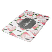 Waterverf Watermeloen Badmat (Gekanteld)