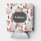 Waterverf Watermeloen Blikjeskoeler (Achterkant)