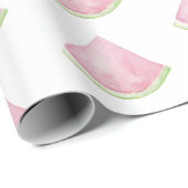 Waterverf watermeloen cadeaupapier (Rol Hoek)