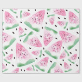 Waterverf Watermeloen Cadeaupapier (Vlak)