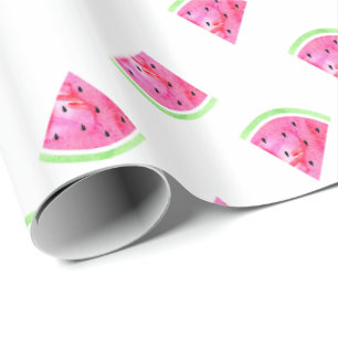 Waterverf Watermeloen Cadeaupapier