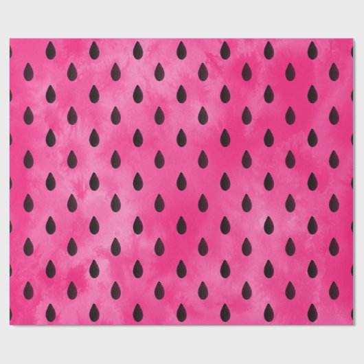 Waterverf Watermeloen Cadeaupapier (Vlak)