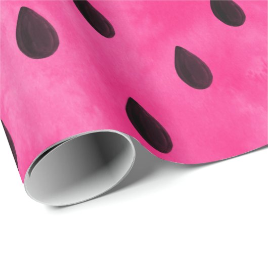 Waterverf Watermeloen Cadeaupapier (Rol Hoek)