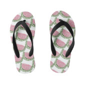 Waterverf Watermeloen Doodles Patterted Kinder Teenslippers (Voetbed)
