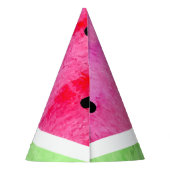 Waterverf Watermeloen Feesthoedjes (Achterkant)