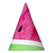 Waterverf Watermeloen Feesthoedjes (Rechts)