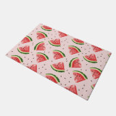 Waterverf Watermeloen Fruitpatroon Deurmat (Schuin)