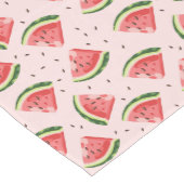 Waterverf Watermeloen Fruitpatroon Medium Tafelloper (Hoek)