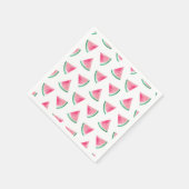 Waterverf watermeloen. Kinder tekening. Roze bes Servet (Hoek)