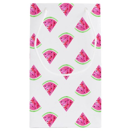 Waterverf Watermeloen Klein Cadeauzakje (Achterkant)