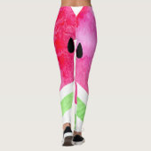 Waterverf Watermeloen Leggings (Achterkant)