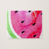 Waterverf Watermeloen Legpuzzel (Horizontaal)