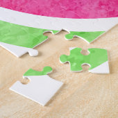 Waterverf Watermeloen Legpuzzel (Zijkant)