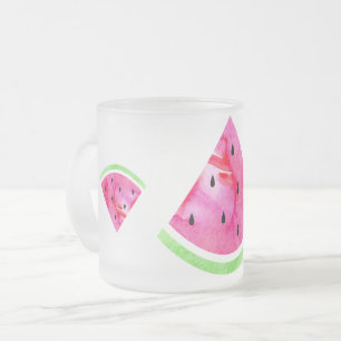 Waterverf Watermeloen Matglas Koffiemok