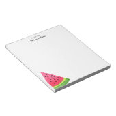 Waterverf Watermeloen op maat Notitieblok (Schuin)