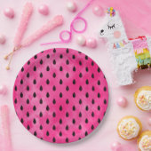 Waterverf Watermeloen Papieren Bordje (Feest)