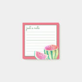 Waterverf Watermeloen Post-it® Notes (Voorkant)