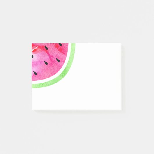 Waterverf Watermeloen Post-it® Notes (Voorkant)