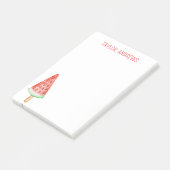 Waterverf Watermeloen Post-it® Notes (Schuin)