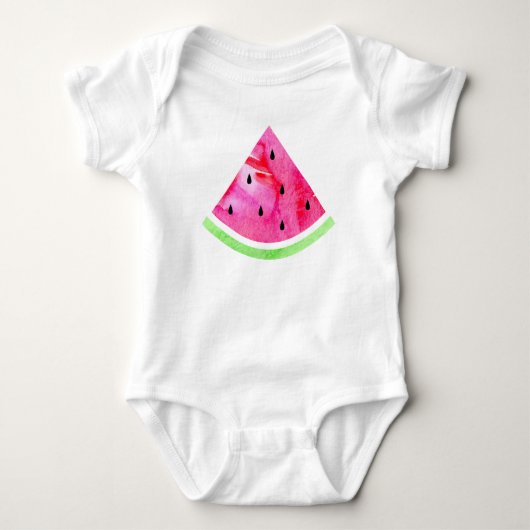 Waterverf Watermeloen Romper (Voorkant)