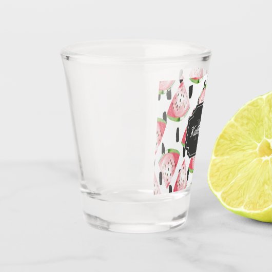 Waterverf Watermeloen Shot Glas (Links)