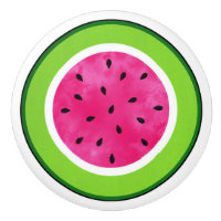 Waterverf Watermeloen Slice-Onderzetter