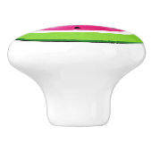 Waterverf Watermeloen Slice-Onderzetter Keramische Knop (Zijkant)