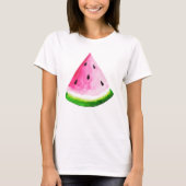 Waterverf Watermeloen T-shirt (Voorkant)