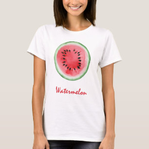 Waterverf watermeloen t-shirt
