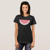 Waterverf watermeloen t-shirt (Voorkant volledig)